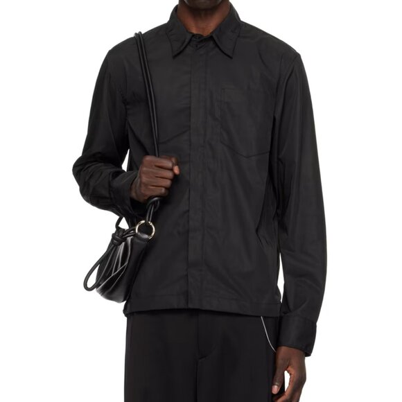 Dries Van Noten black water repellent nylon Corran overshirt jacket - Picture 10 of 13